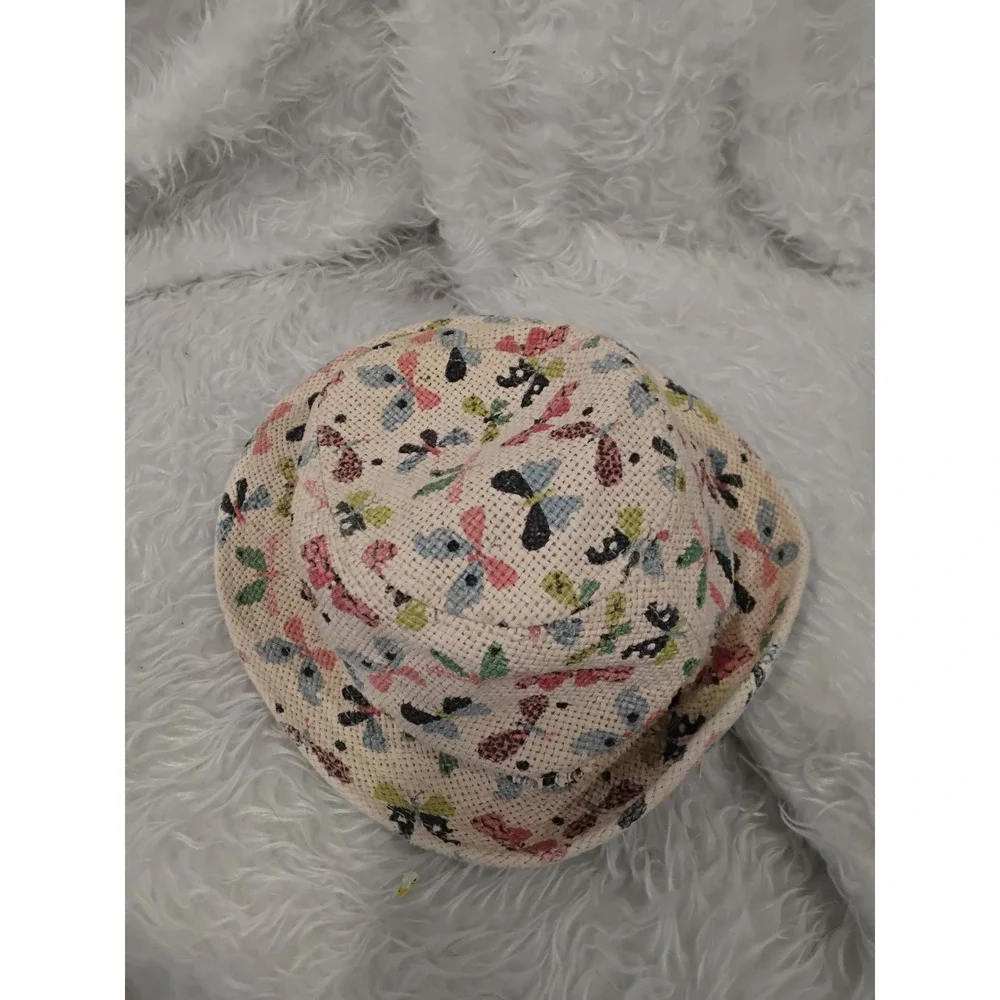 Kids Bucket Hat Floral‎ Print Summer Beach Sun Hat For Girls